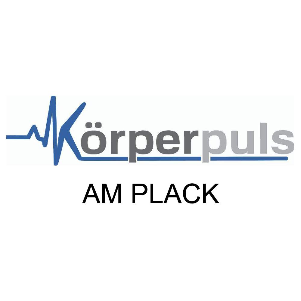 Körper Puls Logo am Plack